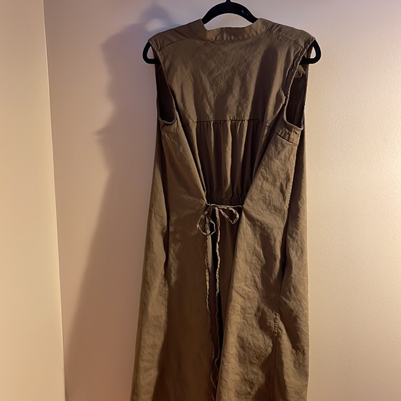 Vince Linen Midi Dress Size S - Picture 4 of 5